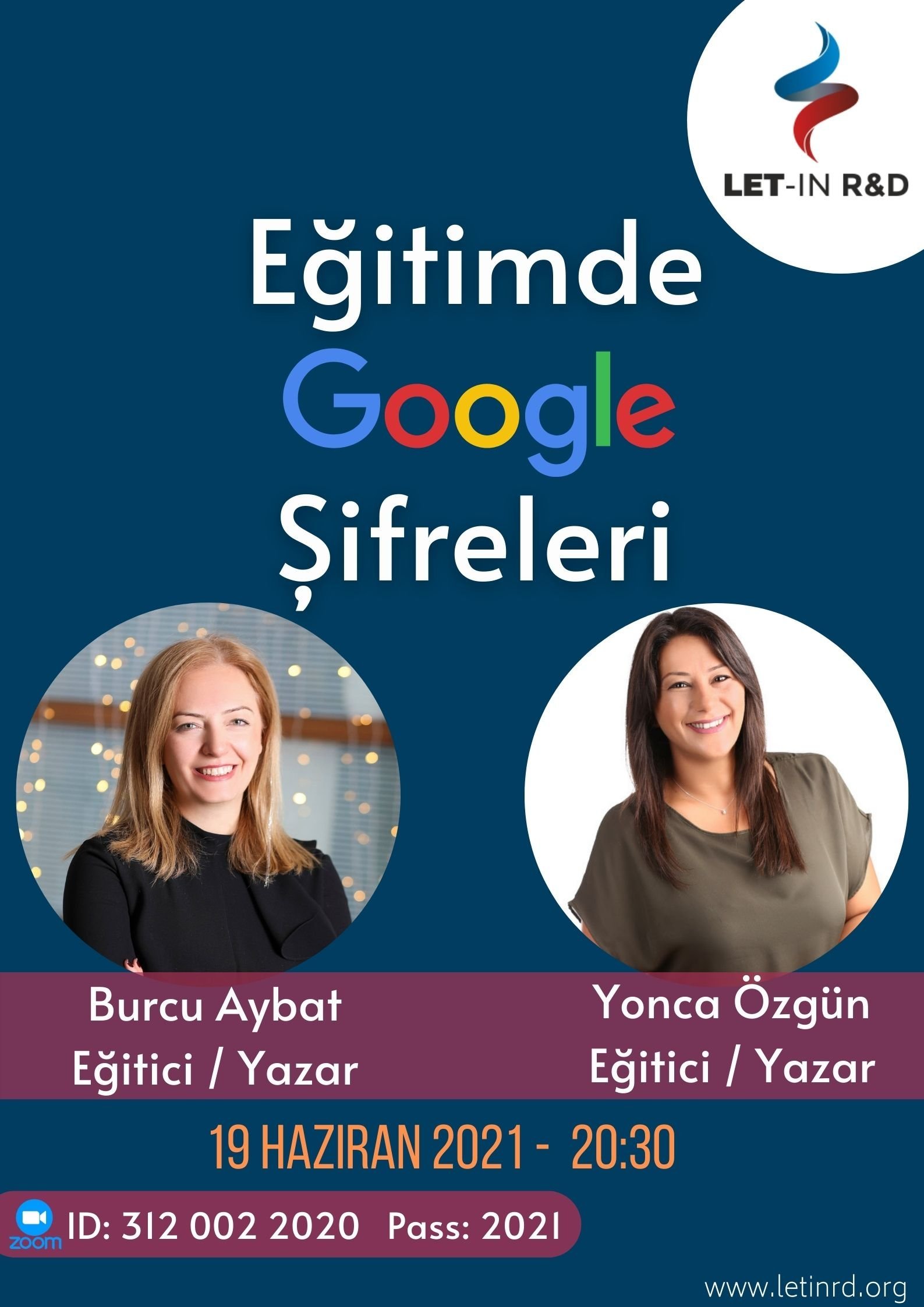 Eğitimde Google Şifreleri Burcu Aybat & Yonca Özgün